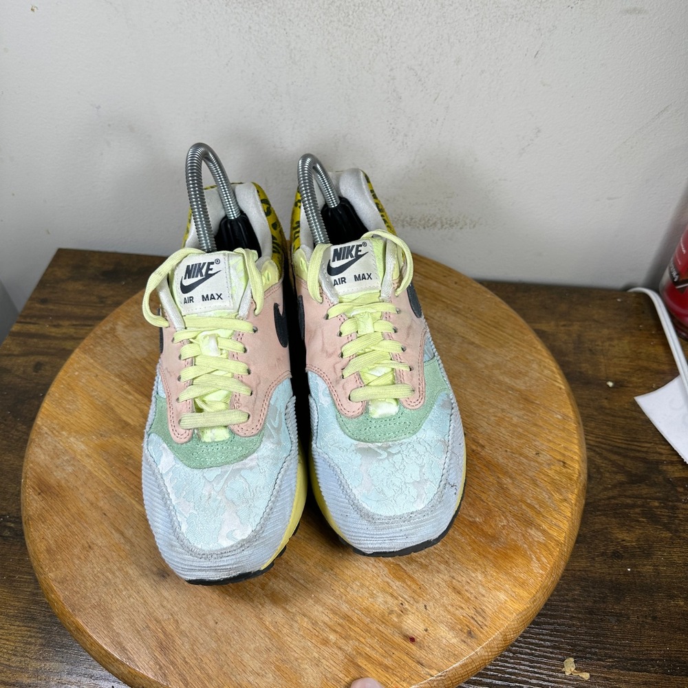 Nike Air Max 1 87 Safari Great Indoors Blue Pink Leopard FJ4605-441 Womens 7.5 - Picture 3 of 8